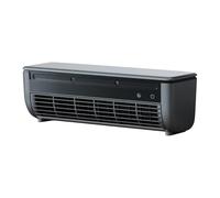 Climatiseur mural portable avec charge USB, sans perçage, pour cuisine, chambre à coucher, bureau, refroidissement instantané des 30 secondes et utilisation sans fil (gris)
