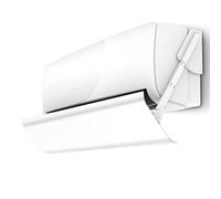 Climatiseur Mural Sans Unité Extérieure, Deflecteur Climatisation Murale, Aucun Blocage De Signal, for la Maison ou le Bureau(100cm/39.3in)