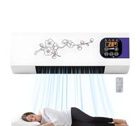 Climatiseur Murale Portable - Climatiseur Mural Réversible Pour Bureau,Ventilateur de Bureau Rafraîchissant avec Flux d'Air Confortable pour Salon, Chambre et Lieu de Travail