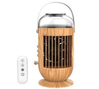 Climatiseur Pas Cher - 3 vitesses de ventilateur Climatiseur Mobile Silencieux, usb rechargeable Climatiseur Portable Sans Tuyau Avec télécommande pour Maison, Bureau