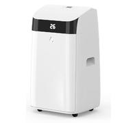 Climatiseur Portable 10 000 BTU, Climatiseur Mobile 4 en 1 Avec Déshumidificateur, Ventilateur, Fonction Smart Follow, Silencieux (52 dB) Pour les Pièces jusqu'à 46 m², Minuterie 24 h, Télécommande