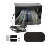 Climatiseur portable 12 V pour voiture, ventilateur de voiture avec réservoir d'eau froide, pour table, étagère, refroidisseur d'air pour bureau, chambre, maisons et voitures, camping-cars, voyageurs