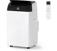 Climatiseur portable 3 en 1 10000 BTU - refroidissement, déshumidification 30 L/jour, ventilateur 2 vitesses - minuterie 24 h, affichage numérique, télécommande, gaz écologique R290 - Silencieux,