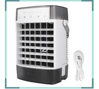 Climatiseur Portable 3 Vitesses, Veilleuse 7 Couleurs pour Chambre à Coucher et Bureau