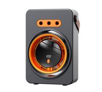 Climatiseur portable, 4,5 W pour mini ventilateur de climatisation avec 100 vitesses, refroidisseur par évaporation USB et humidificateur pour la maison, le bureau et la voiture (gris)