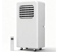 Climatiseur Portable 7 000 BTU, Refroidissement déshumidificateur 4 en 1 économes en énergie avec télécommande, Affichage numérique, Fonctionnement Silencieux, Couvre jusqu'à 108 Pieds carrés