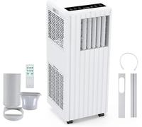 Climatiseur Portable 7000 BTU, 3-En-1 Avec Refroidissement, Déshumidificateur 36L/Jour, Mode Sommeil et Ventilateur Avec 2 Vitesses, Minuterie 24 Heures&Kit d'évacuation pour Pièces jusqu'à 35 m