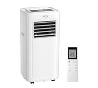 Climatiseur portable 8000 BTU pour pièces jusqu'à 30 m² - Unité AC 4 en 1 avec déshumidificateur, ventilateur, télécommande, écran LED, minuterie 24 heures, installation facile de fenêtre, noir
