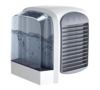 Climatiseur portable à eau, ventilateur à 3 vitesses et 3 modes, mini climatiseur personnel 380 ml, humidificateur 3 en 1, refroidisseur d'air par évaporation, for la maison et le bureau(Gray)