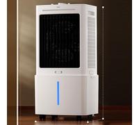 Climatiseur Portable à Refroidissement Rapide, rafraîchisseur d'air par évaporation avec réservoir Amovible de 25 L, 3 Vitesses, Ventilateur Silencieux pour dortoir, Garage et pièces sans fe