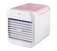 Climatiseur portable, alimenté par USB, petit climatiseur portable, petit climatiseur multifonction, contrôle des boutons, fournitures de refroidissement d'été avec 3 vitesses de vent pour salon,