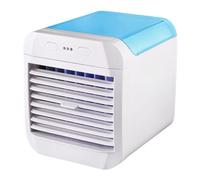 Climatiseur portable, alimenté par USB, petit climatiseur portable, petit climatiseur multifonction, contrôle des boutons, fournitures de refroidissement d'été avec 3 vitesses de vent pour salon,