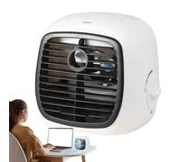 Climatiseur portable, appareil humidificateur de refroidissement USB silencieux, refroidisseur d'air de bureau multifonctionnel pour tente, bureau, école, jardin, plage, salle de sport en plein air