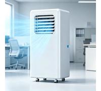 Climatiseur portable autonome, puissance de refroidissement de 3200 W/3500 W, vitesse de ventilation réglable, climatiseur compact tout-en-un pour cabine de camion ou caravane 12000btu