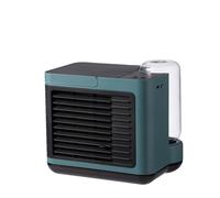 Climatiseur portable avec ventilateur à ions négatifs Mini-rafraîchisseur d'air évaporatif avec minuterie pour le bureau de la chambre à coucher à domicile - Vert