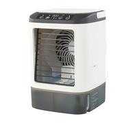 Climatiseur Portable avec Ventilateur - Humidificateur à Soufflerie USB pour Chambre - Ventilateur Climatiseur Portable 3 Vitesses LED pour Chambre Camping-Car Voyage Atelier Garage