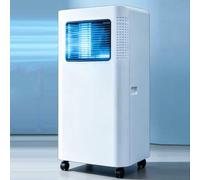 Climatiseur portable, climatisation intelligente silencieuse de 300 m², télécommande, minuterie 24 h, mode veille, kit de fenêtre pour chambre à coucher