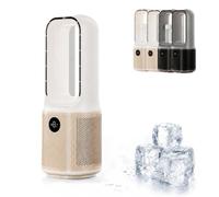 Climatiseur portable, climatiseur frais, ventilateur de refroidissement alimenté par USB, ventilateur de table sans pale, 9 réglages de vitesse et 3 modes, minuterie 9H arrêt automatique pour bureau à