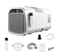 Climatiseur Portable Compatible avec Station Énergie, Mini Climatisation de Camping 4400 BTU for déplacement Hors Réseau, Appareil Mobile Sans Vidange pour Tente et Van