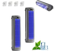 Climatiseur portable de refroidissement - 3 vitesses, rechargeable, unité de climatisation mobile ultra silencieuse pour bureau, maison et petits espaces, système de refroidissement personnel à