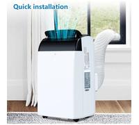 Climatiseur portable - LUNSY - 10 000 BTU - Pour pièces jusqu'à 45 m²