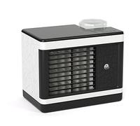 Climatiseur Portable, Mini climatiseur Portable, Refroidisseur Multifonction, humidificateur, purificateur d'air pour rafraîchir la Maison, Petit Format (Blanc, Noir)