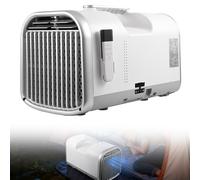Climatiseur Portable, Mini Climatiseur Silencieux Pour Tente Avec Minuterie 12H Et Télécommande, Climatisation À Refroidissement Rapide 3 Vitesses, Pour Camping Sous Tente, VR, Voiture(V1-PRO)