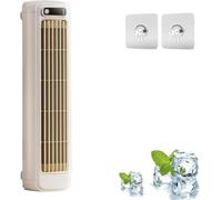 Climatiseur portable - Mini refroidisseur d'air rechargeable, design ultra silencieux à 3 vitesses, économe en énergie pour la maison et le bureau, aucune installation nécessaire