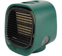 Climatiseur portable multifonction Efficace et silencieux Humidification USB Petit ventilateur de climatisation pour la maison, la chambre, le voyage, le bureau, l'extérieur et l'intérieur Vert