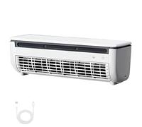 Climatiseur portable mural, ventilateur rafraîchissant sans perçage pour chambre, cuisine, bureau et camping en camping-car, unité de circulation d'air pour refroidissement instantané white