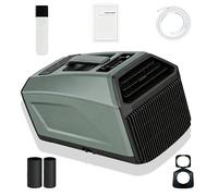 Climatiseur Portable pour Camping Tente, 5000 BTU Clim Mobile Double Tuyau, 400W Basse Consommation pour Van Life, Camping-Car, Camion, Silencieux 36dB