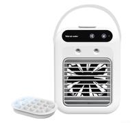 Climatiseur portable pratique avec une capacité de 500 ml alimenté par USB, dispose de deux vitesses de refroidissement pour une utilisation personnalisée à la maison ou au bureau