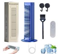 Climatiseur Portable Qinux Breezamax, Climatiseur Brezza Max, Climatiseur Brizac Breezamax, Refroidisseur D'air Ultra Silencieux Breeza. Affrontez La Chaleur Et L'humidité En Un Instant.(Blue-With rem
