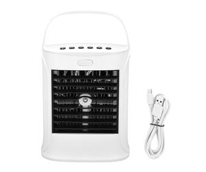 Climatiseur portable, rafraîchisseur d'air par évaporation avec vitesses de ventilation réglables, mini climatiseur silencieux pour la maison, le