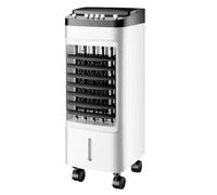 Climatiseur Portable, Refroidisseur d'air 4 en 1, climatiseur Portable sans Tuyau, Refroidisseur par évaporation, réservoir d'eau de 4 L, 8 L, 12 L avec 4 Blocs de Glace, 3 Vitesses de Vent