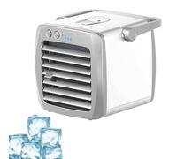 Climatiseur portable, refroidisseur d'air par évaporation personnel, mini climatiseur portable, ventilateur d'unité AC, climatiseur personnel