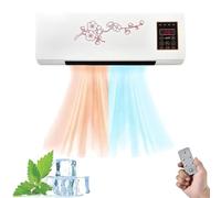 Climatiseur portable sans conduit, climatiseur mural Split Max, vent naturel rapide et silencieux/air de chauffage for chambre à coucher, salon(B)