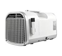 Climatiseur Portable Sans Installation, Climatisation de Camping Faible Consommation 4400 BTU, Petit Appareil Monobloc Léger avec Tuyau pour Tente et Caravane