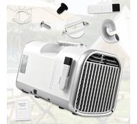 Climatiseur Portable Silencieux 42dB, Mini Climatisation de Camping 4400 BTU, Rafraîchisseur Air avec Compresseur pour Cabine de Camion, Tente et Espaces Intérieurs