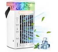 Climatiseur Portable Silencieux Sans éVacuation - Alimentation De CâBle Usb Ventilateur Camping Car, Protection Environnementale Mini Climatiseur, Pour Le Bureau Des Voyages En Famille