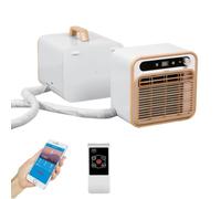 Climatiseur portable split, 5000 BTU 1500 W, avec tuyau de raccordement de 2 m, refroidissement silencieux pour tente, camping-car, caravane, chambre, bureau et voyages en voiture 220V,1500W