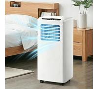 Climatiseur Portable, unité AC 7000 9000 BTU pour pièces jusqu'à 25 m², Ventilateur Refroidissement, déshumidificateur, minuterie, unité de climatisation Mobile puissante pour Bureau à Domicile
