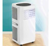 Climatiseur Portable, Ventilateur Frais 7000 BTU avec télécommande, unité de climatisation silencieuse pour la Chambre à Coucher, minuterie 24H, Affichage LED, Roulette Facile