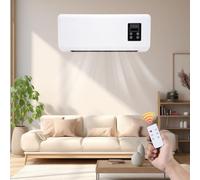 Climatiseur Portable,Ventilateur Mural Avec Télécommande, Climatiseurs Portables Compacts, Climatiseur Sans Unité Extérieure pour Maison,Chambre à Coucher, Salon (B)