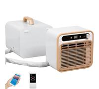 Climatiseur Portatif Divisé 5000BUT, Unité De Climatisation De Camping Calme Avec Télécommande, Minuterie 12H, Débit D'air De 130 M³/h, Refroidisseur D'air Léger Sans Tuyau