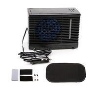 Climatiseur pour camping-car, Climatiseur de voiture réglable de 12V 30W, mini ventilateur portatif évaporatif de glace d'eau de ventilateur de refroidissement plus frais Pour camping-cars et food tru