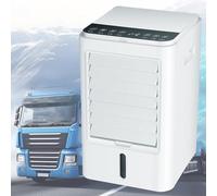 Climatiseur Pour Camping-Car, Refroidisseur D'Air Par éVaporation, Ventilateur Portable 4 En 1 Avec TéLéCommande, 4 Blocs RéFrigéRants, 3 Vitesses, Refroidisseur Pour Camions, Voitures Et Bus,12V
