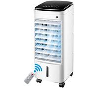 Climatiseur pour la Maison, Ventilateur de climatisation Mobile refroidi à l'eau avec déshumidificateur, Ventilateur de Refroidissement Mobile/humidificateur/purificateur d'air pour Maison,
