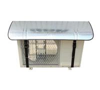 Climatiseur pour unités extérieures - Couverture CA en aluminium avec sangle réglable | Protection centrale de la climatisation, protection de l'unité extérieure, défen