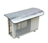 Climatiseur pour unités extérieures - Couverture CA en aluminium avec sangle réglable | Protection centrale de la climatisation, protection de l'unité extérieure, défen
